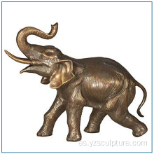 Vida de gran tamaño elefante bronce estatua en venta